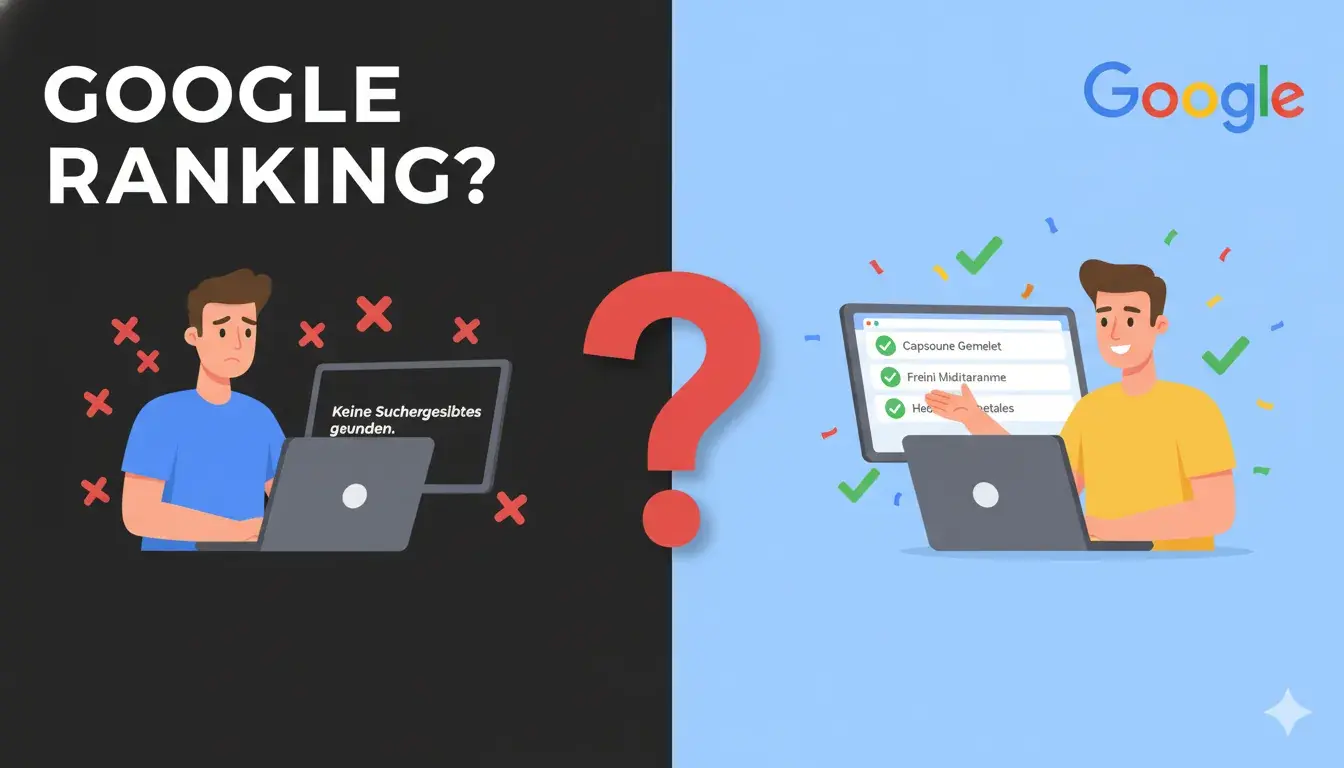 Warum wird deine Webseite auf Google nicht gefunden? 7 häufige Fehler und Lösungen