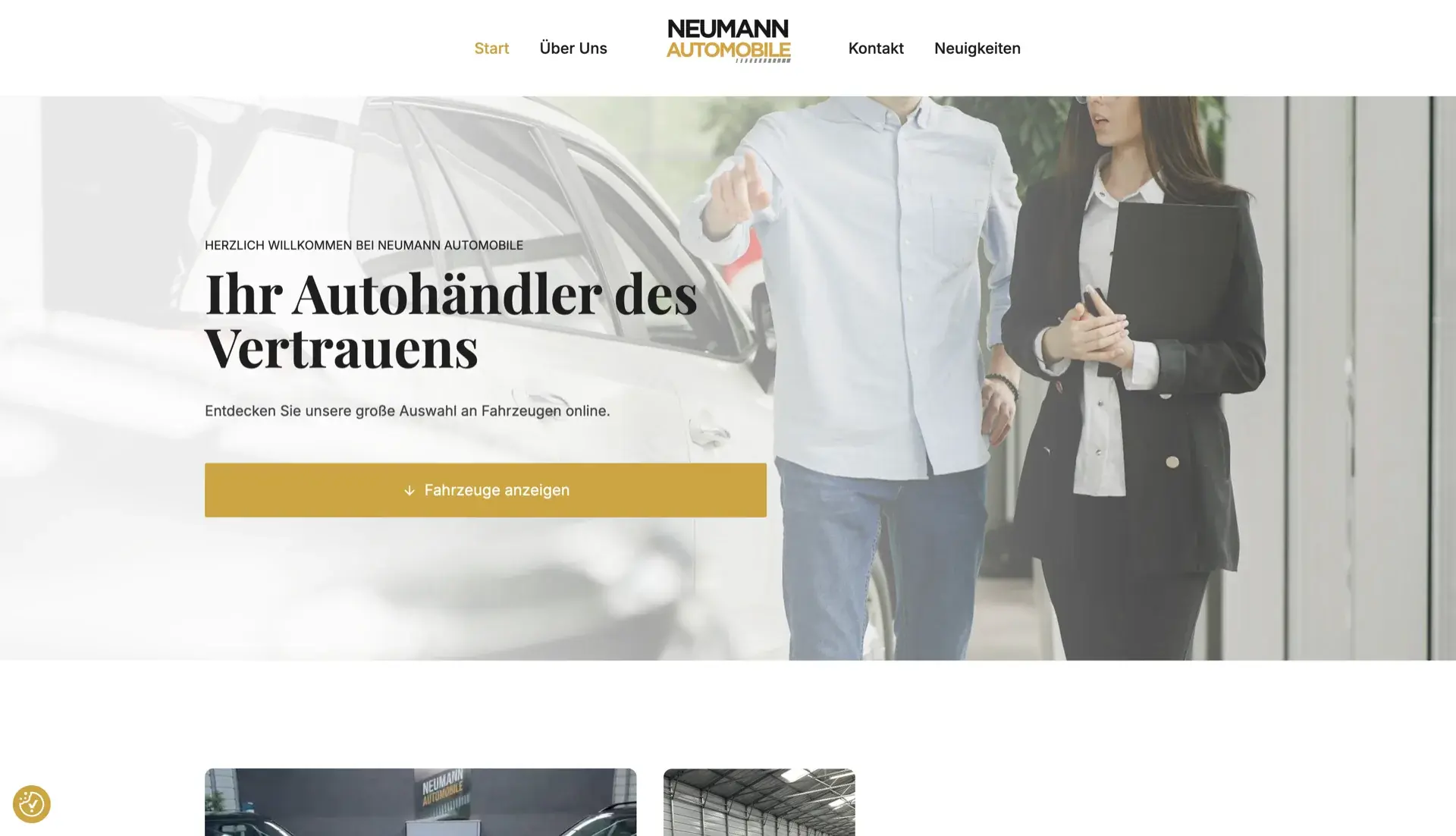 Neumann Automobile – Webdesign