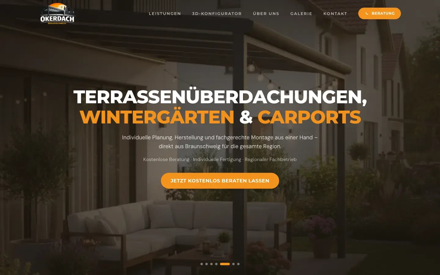 OKERDACH Braunschweig – Webdesign