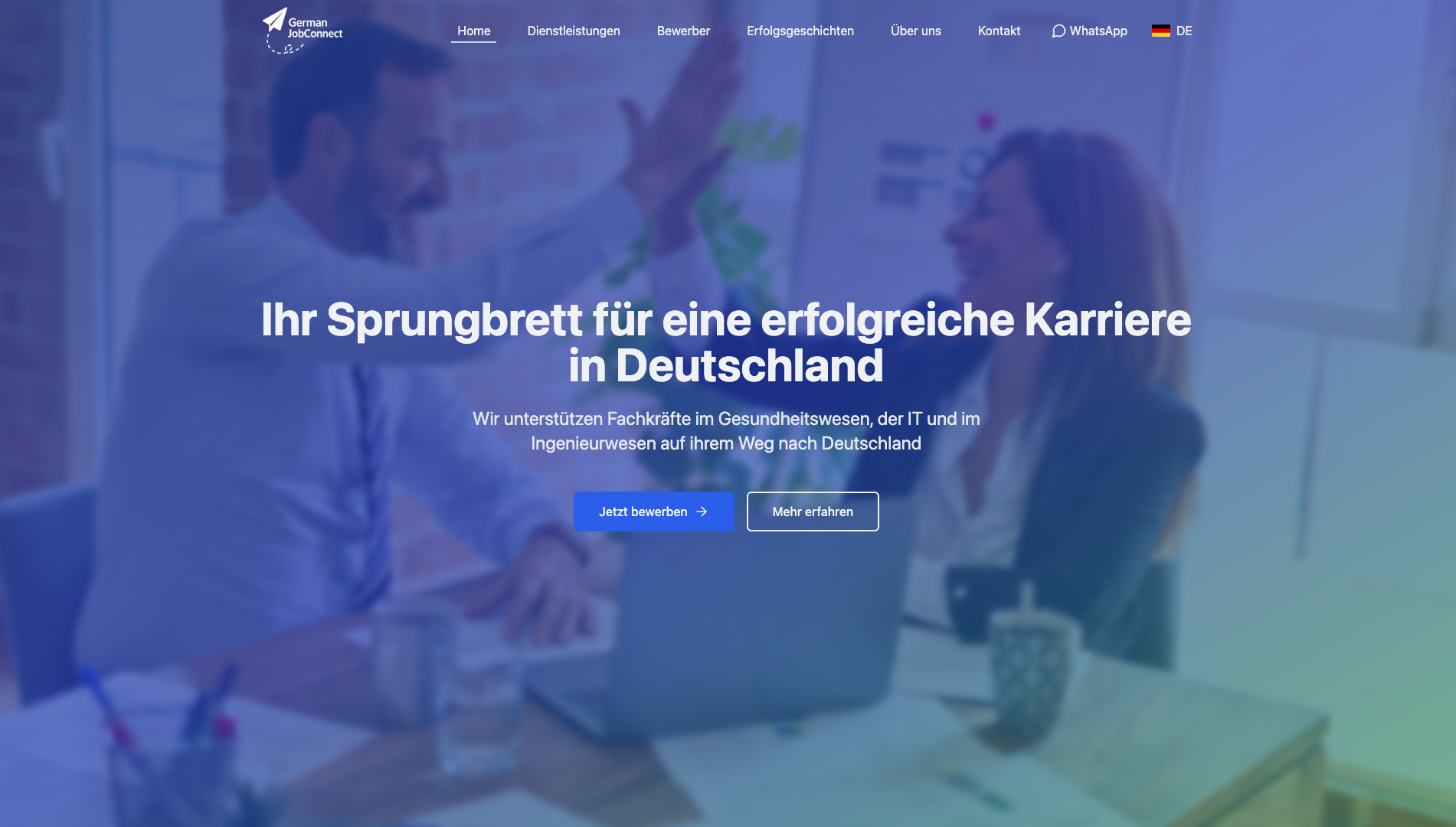 GermanJobConnect Desktop Version