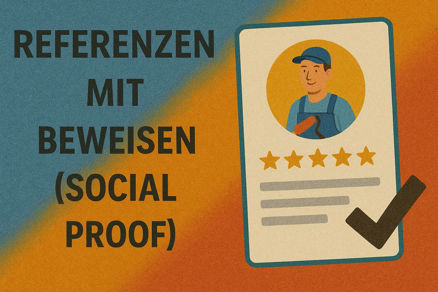 Referenzen als Beweise für Maler